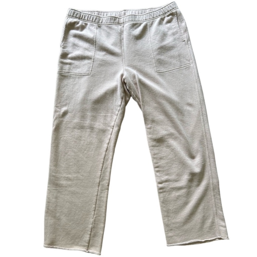 AERIE TAN SLOUCHY FLEECE SWEATPANTS SIZE MEDIUM - Picture 7 of 9